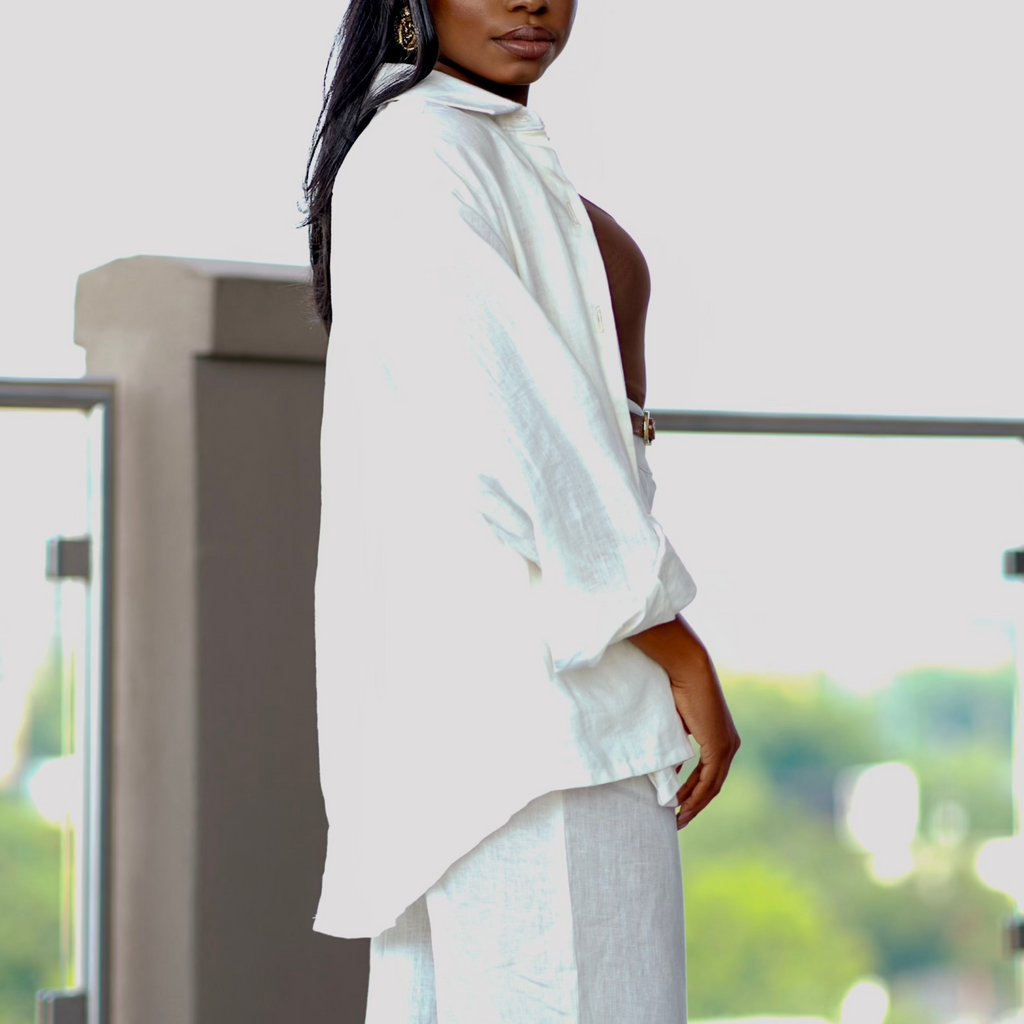 Oversized Linen Shirt