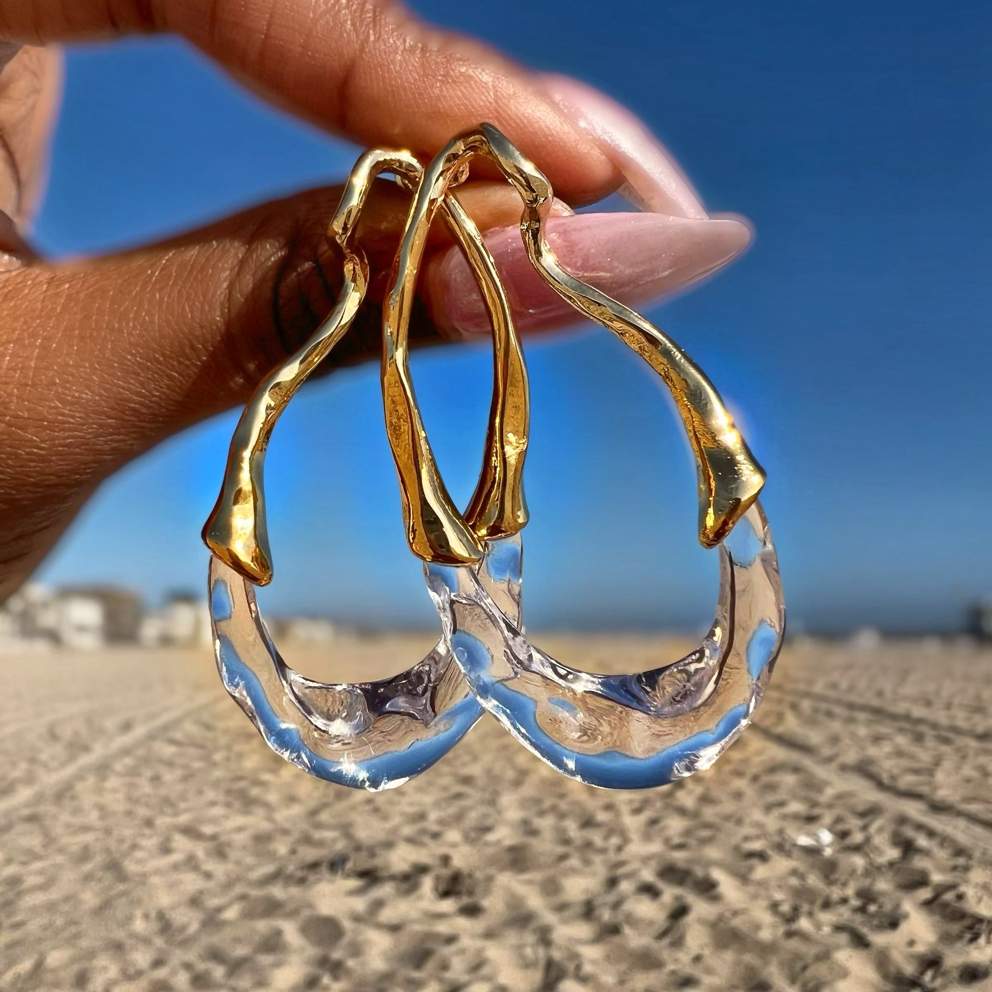 Laurel Hoops Ice